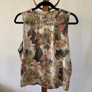 Floral Print Light Weight Tank Top